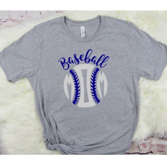Next Level Apparel Tops - NWT Baseball Mom Graphic Tee